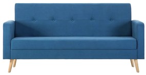 Canapea din material textil albastru Albastru