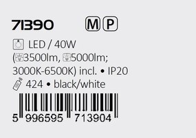 Plafoniera LED cu telecomanda Fatma