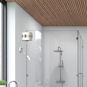 Lampă de perete ULTIMO 1xE27/40W/230V + 1xGU10/MR11/7W albă