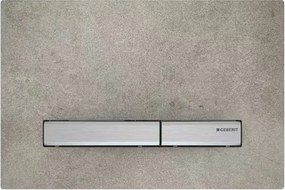 Clapeta de actionare Geberit Sigma50 aspect de beton/ clape crom