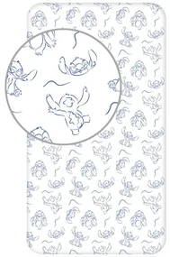 Disney Lilo și Stitch Stellar Waves cearșaf cu elastic 90x200 cm