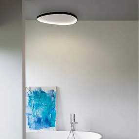 Plafonieră LED Ideal Lux GEMINI LED/42W/230V d. 81 cm CRI 90 negru