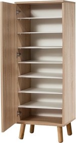 Dulap pentru pantofi Mega Sonoma Oak Triangle