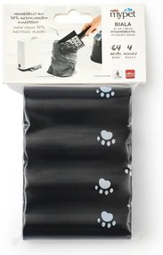 Set de saci pentru litieră pisici negru 4 buc. 11x18 cm Biala – Rotho