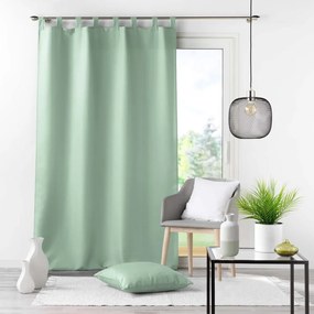 Draperie verde 140x260 cm Essentiel – douceur d'intérieur