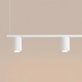 Sollux SL.2711 - Lustru suspendat pe cablu KARBON 4xGU10/10W/230V alb