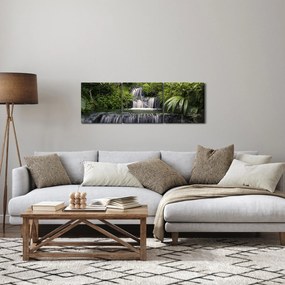 Tablou - Cascade (cu ceas) (90x30 cm)