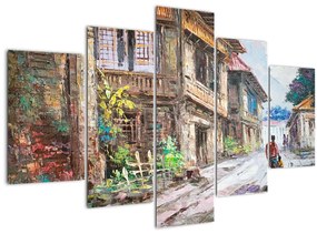 Tablou - Satul filipinez, Asia (150x105 cm)