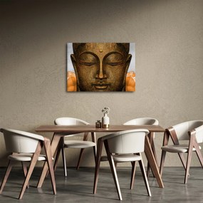 Tablou cu statuie cu detaliu a feței (70x50 cm)