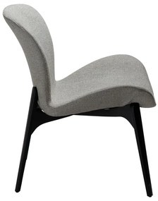 Fotoliu gri cu tapițerie din țesătură bouclé Paragon – DAN-FORM Denmark