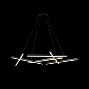 Lustra LED design modern Line neagra