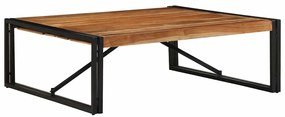 vidaXL Masuta de cafea 100x100x35 cm din lemn masiv de salcam