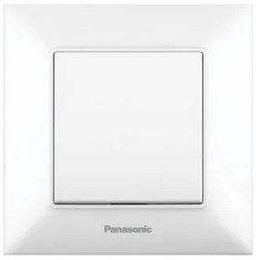 Intrerupator simplu alb incastrat Arkedia Slim