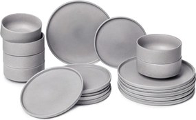 Set 18 vase din gresie Bonami Selection Malia, gri