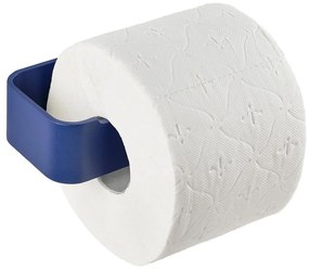 Suport pentru hârtie igienică albastru de montat pe perete din metal Ume – Zone