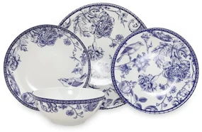 Set veselă 24 piese din porțelan Kütahya Porselen Flowers