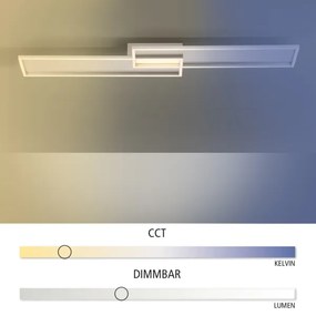 Paul Neuhaus 8371-55 - Lumină de tavan cu LED Dimmer AMARA LED/40W/230V + telecomandă