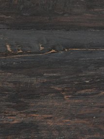 Consola pliabila, din lemn de tec, aspect rustic, Agatha