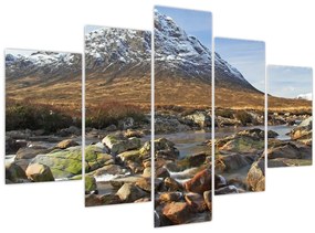 Tablou - Munte cu râu (150x105 cm)