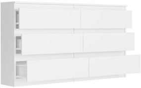 Comoda modernă R-140 - diferite variante de culori Alb