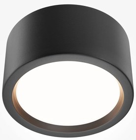 Spot LED aplicat cu protectie IP44 Hydra D-17.6cm negru