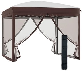 Pavilion pliabil Outsunny, geanta de transport, inaltime reglabila 3x3m | Aosom Romania