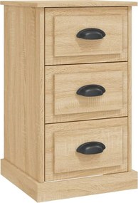 vidaXL Noptieră, stejar sonoma, 39x39x67 cm, lemn prelucrat