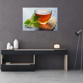 Tablou cu ceașca cu ceai (90x60 cm)