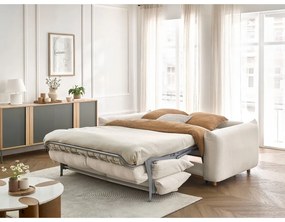 Canapea crem extensibilă 234 cm Ernest – Bobochic Paris