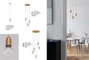 Lustra moderna cu 5 pendule design minimalist VEDA