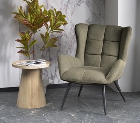 Fotoliu Byron stofa olive H92 cm