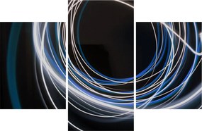 Tabloul cu linii albastre (90x60 cm)