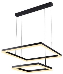 Lustră LED dimabilă pe cablu LED/90W/230V 3000-6500K + telecomandă