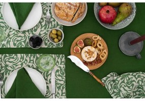 Suport pentru farfurii din in 35x45 cm Evergreen Damask – Linen Tales