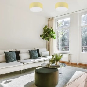 Plafonieră SIRJA PASTEL DOUBLE 2xE27/15W/230V d. 35 cm galben