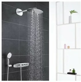 Sistem de dus cu termostat Grohe Rainshower Smartcontrol 360 Duo suprafata de pulverizare cromata
