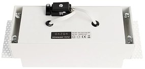 Set de 6 spoturi îngropate albe GU10 orientabile fără rama 2 lumini - Oneon