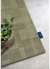 Covor tip traversă verde țesut manual din lână 80x250 cm Wilhelmine – Villeroy&amp;Boch