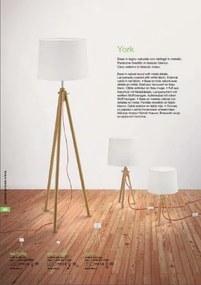 Lampadar, lampa de podea cu trepied YORK PT1 WOOD 089805