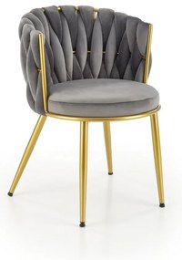 Scaun de bucaterie Naomi, gri