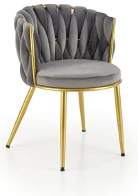 Scaun de bucaterie Naomi, gri