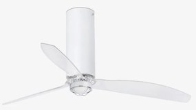 Lustra cu Ventilator si telecomanda TUBE FAN M LED alb mat/transparent