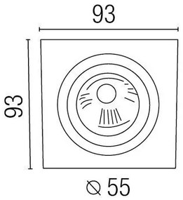 Spot incorporabil Plano-1 43382