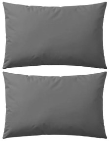 vidaXL Perne de exterior, 2 buc., gri, 60 x 40 cm
