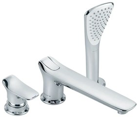 Baterie pentru marginea cazii, instalare cu 3 orificii, crom
