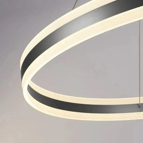 Lustra circulara LED Ada 100cm, Black