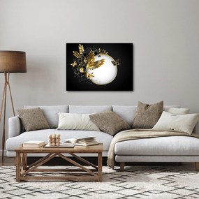 Tablou - Bile cu motive aurii (70x50 cm)