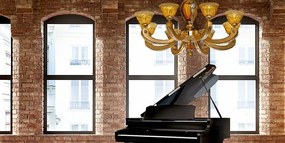 Candelabru 8 brate LUX realizat manual Eden