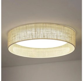Plafonieră LED Duolla ROLLER LED/24W/230V d. 45 cm bej
