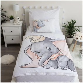Disney Dumbo Grey lenjerie de pat pentru copii 100×135cm, 40×60 cm